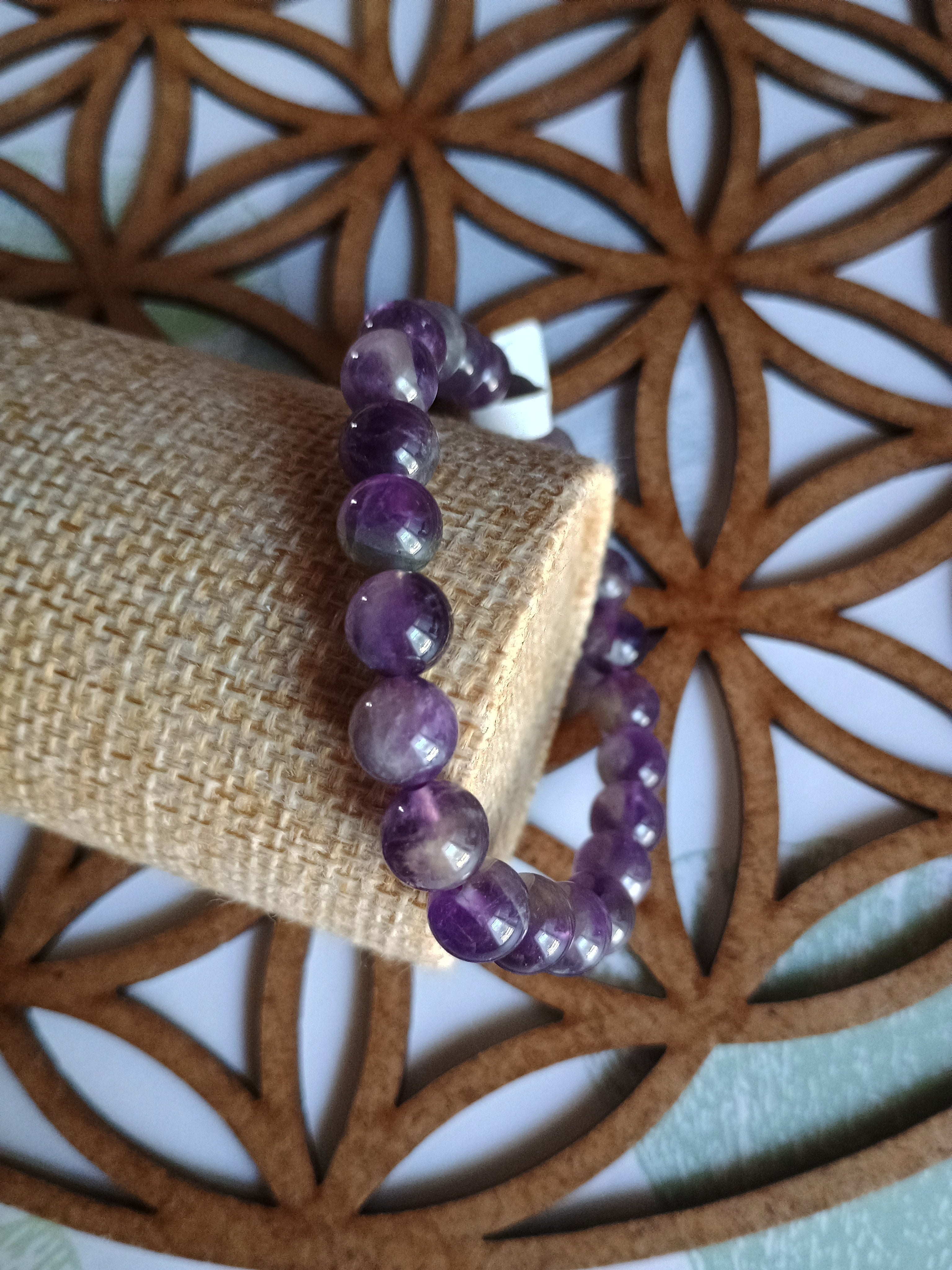 Bracelet en Améthyste 8mm