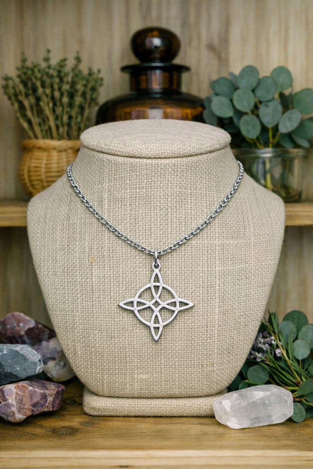 Collier  Nœud de sorcière (argent)