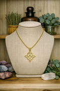 Collier Nœud  de sorcière (doré)